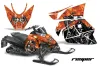 Arctic Cat ProCross Sno Pro Sled Graphic Kit - 2012-2016 Reaper Orange