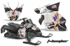 Arctic Cat ProCross Sno Pro Sled Graphic Kit - 2012-2016 T Bomber Black