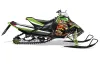 Arctic Cat Sno Pro Race 500 / 600 Sled Graphic Kit - 2008-2011 Firestorm Black