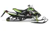 Arctic Cat Sno Pro Race 500 / 600 Sled Graphic Kit - 2008-2011 Mad Hatter Black