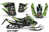 Arctic Cat Sno Pro Race 500 / 600 Sled Graphic Kit - 2008-2011 Mad Hatter Green