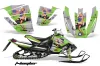 Arctic Cat Sno Pro Race 500 / 600 Sled Graphic Kit - 2008-2011 T Bomber Green
