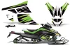 Arctic Cat Z1 Turbo Sled Graphic Kit - 2006-2012 Attack Green