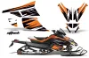 Arctic Cat Z1 Turbo Sled Graphic Kit - 2006-2012 Attack Orange