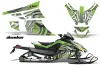 Arctic Cat Z1 Turbo Sled Graphic Kit - 2006-2012 Deaden Green