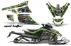 Arctic Cat Z1 Turbo Sled Graphic Kit - 2006-2012 Mad Hatter Green