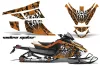 Arctic Cat Z1 Turbo Sled Graphic Kit - 2006-2012 Widow Maker Orange