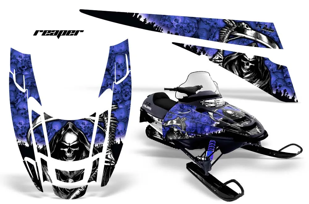 Polaris Edge Sled Graphic Kit - All Years Reaper Blue
