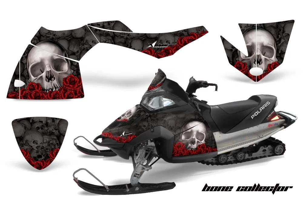 Polaris Fusion Sled Graphic Kit - 2005-2007 Bone Collector Black