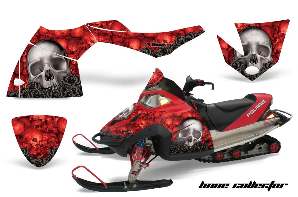 Polaris Fusion Sled Graphic Kit - 2005-2007 Bone Collector Red