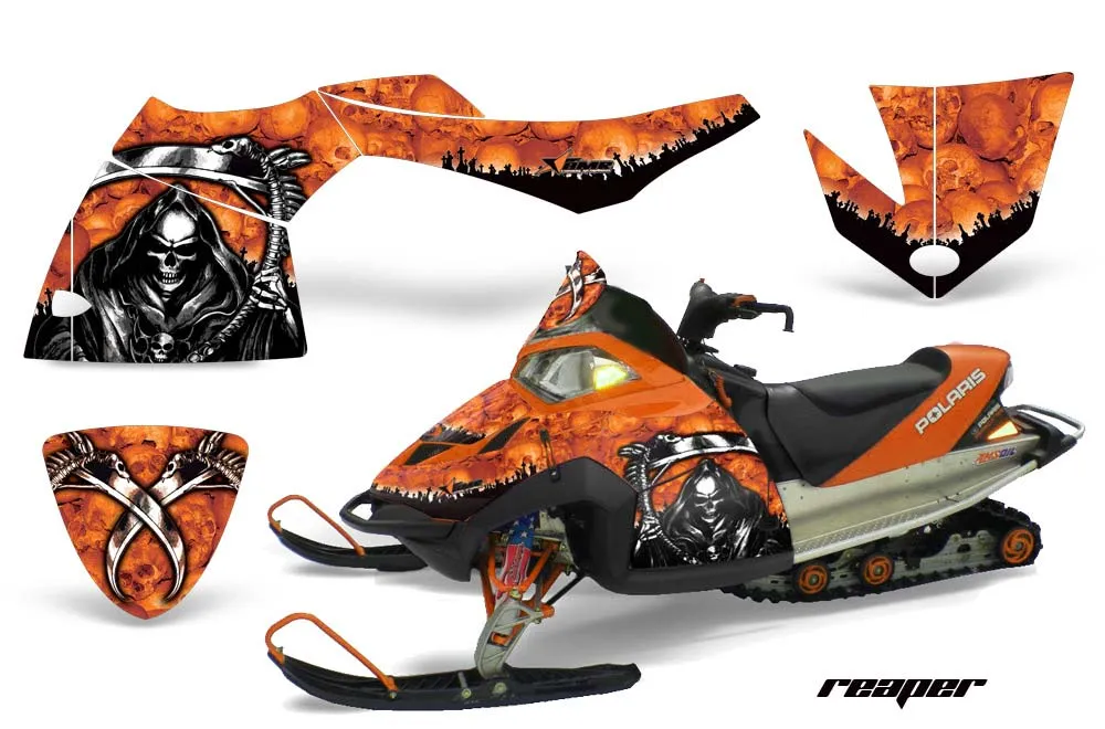 Polaris Fusion Sled Graphic Kit - 2005-2007 Reaper Orange