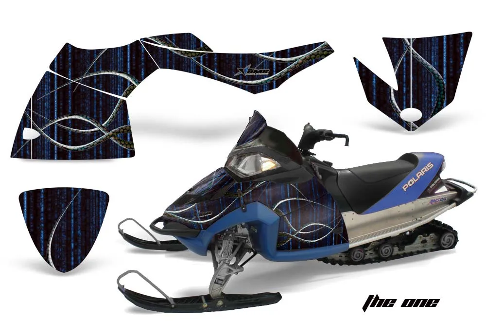 Polaris Fusion Sled Graphic Kit - 2005-2007 The One Blue