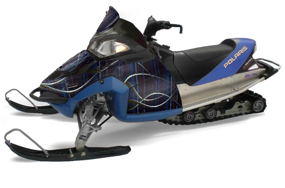 Polaris Fusion Sled Graphic Kit - 2005-2007 The One Blue