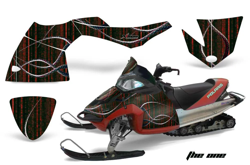 Polaris Fusion Sled Graphic Kit - 2005-2007 The One Red