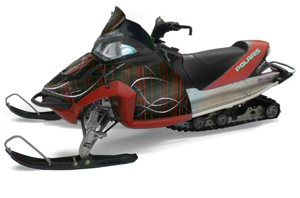 Polaris Fusion Sled Graphic Kit - 2005-2007 The One Red
