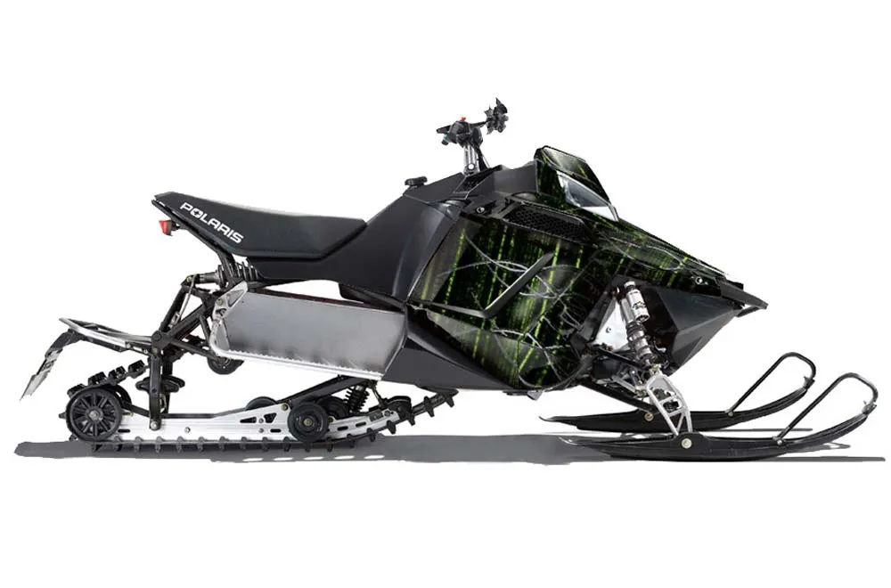 Polaris RMK / PRO-R / Rush / Assault Sled Graphic Kit - 2011-2016 The One Green