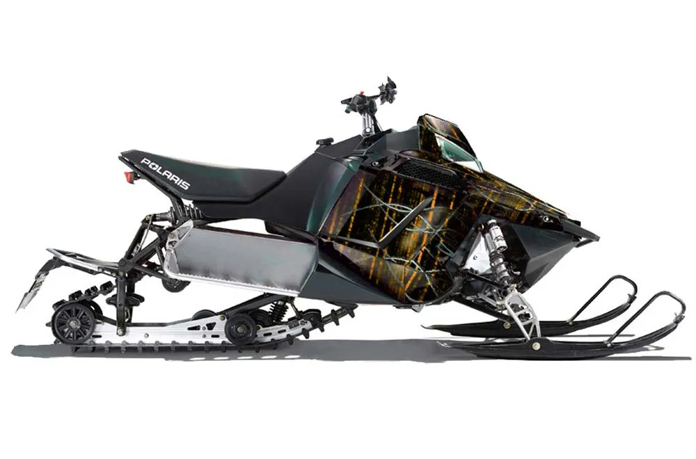 Polaris RMK / PRO-R / Rush / Assault Sled Graphic Kit - 2011-2016 The One Orange