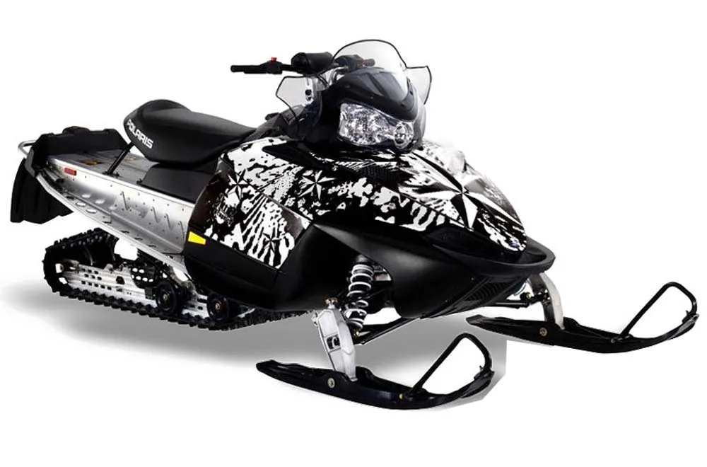 Polaris RMK / Shift / Assault Sled Graphic Kit - 2006-2020 North Star White