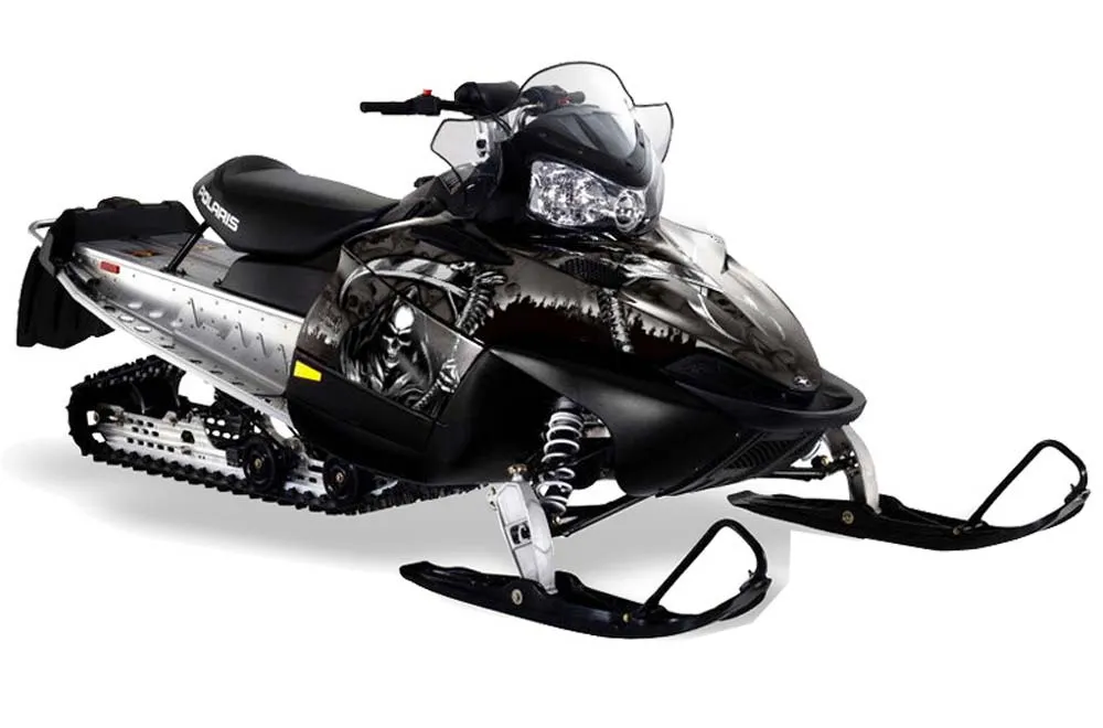 Polaris RMK / Shift / Assault Sled Graphic Kit - 2006-2020 Reaper Black