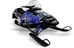 Polaris Edge Sled Graphic Kit - All Years Reaper Blue
