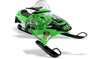 Polaris Edge Sled Graphic Kit - All Years Reaper Green