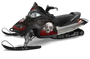 Polaris Fusion Sled Graphic Kit - 2005-2007 Bone Collector Black