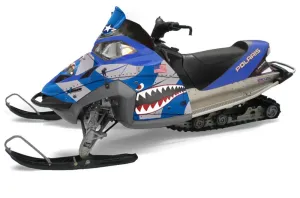 Polaris Fusion Sled Graphic Kit - 2005-2007 P40 Warhawk Blue
