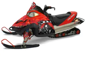 Polaris Fusion Sled Graphic Kit - 2005-2007 Reaper Red