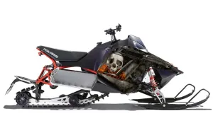 Polaris RMK / PRO-R / Rush / Assault Sled Graphic Kit - 2011-2016 Bone Collector Black