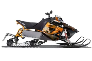 Polaris RMK / PRO-R / Rush / Assault Sled Graphic Kit - 2011-2016 Carbon X Orange