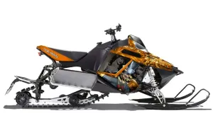 Polaris RMK / PRO-R / Rush / Assault Sled Graphic Kit - 2011-2016 Mad Hatter Orange