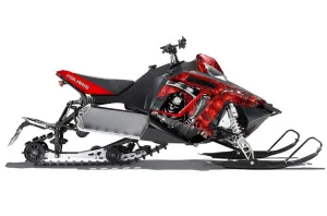 Polaris RMK / PRO-R / Rush / Assault Sled Graphic Kit - 2011-2016 Reaper Red