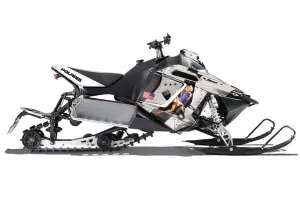 Polaris RMK / PRO-R / Rush / Assault Sled Graphic Kit - 2011-2016 T Bomber Black