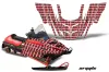Polaris 700XC / 800XCR / 600 RMK Sled Graphic Kit - 1999-2003 Argyle Red