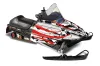 Polaris 700XC / 800XCR / 600 RMK Sled Graphic Kit - 1999-2003 Expo Red