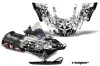 Polaris 700XC / 800XCR / 600 RMK Sled Graphic Kit - 1999-2003 Reaper White