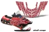 Polaris 700XC / 800XCR / 600 RMK Sled Graphic Kit - 1999-2003 Skull Camo Red