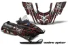 Polaris 700XC / 800XCR / 600 RMK Sled Graphic Kit - 1999-2003 Widow Maker Red