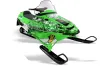 Polaris Edge Sled Graphic Kit - All Years Mad Hatter Green