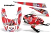 Polaris Edge Sled Graphic Kit - All Years T Bomber Red