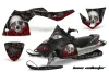 Polaris Fusion Sled Graphic Kit - 2005-2007 Bone Collector Black