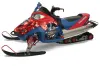 Polaris Fusion Sled Graphic Kit - 2005-2007 Mad Hatter Black