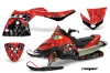 Polaris Fusion Sled Graphic Kit - 2005-2007 Reaper Red