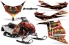 Polaris IQ Race 600 Sled Graphic Kit - All Years Firestorm Red