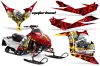 Polaris IQ Race 600 Sled Graphic Kit - All Years Motorhead Red