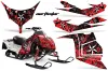Polaris IQ Race 600 Sled Graphic Kit - All Years North Star Red