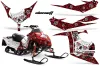 Polaris IQ Race 600 Sled Graphic Kit - All Years Showoff Red