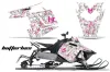 Polaris RMK / PRO-R / Rush / Assault Sled Graphic Kit - 2011-2016 Butterfly Pink
