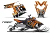Polaris RMK / PRO-R / Rush / Assault Sled Graphic Kit - 2011-2016 Reaper Orange