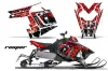 Polaris RMK / PRO-R / Rush / Assault Sled Graphic Kit - 2011-2016 Reaper Red